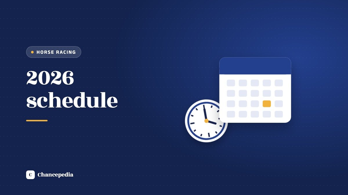 A calendar and a clock on a blue panel with the label 2026 schedule